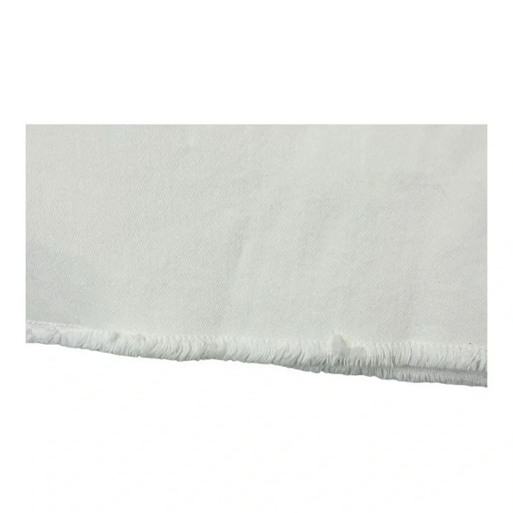 a loves a White Denim Mini Skirt‎ Lightly Distressed Pockets Women Size 29 - Picture 3 of 9